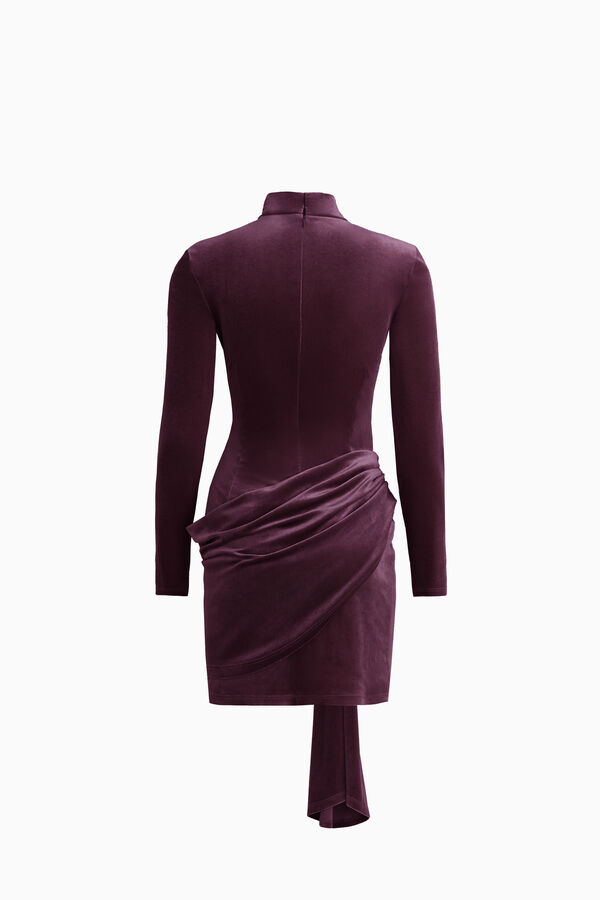 Kurzes Samtkleid