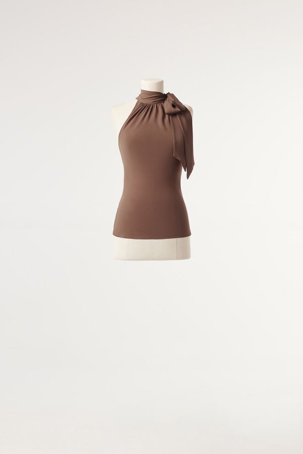 Bluse mit Schleife