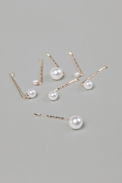 Épingles à cheveux avec perles