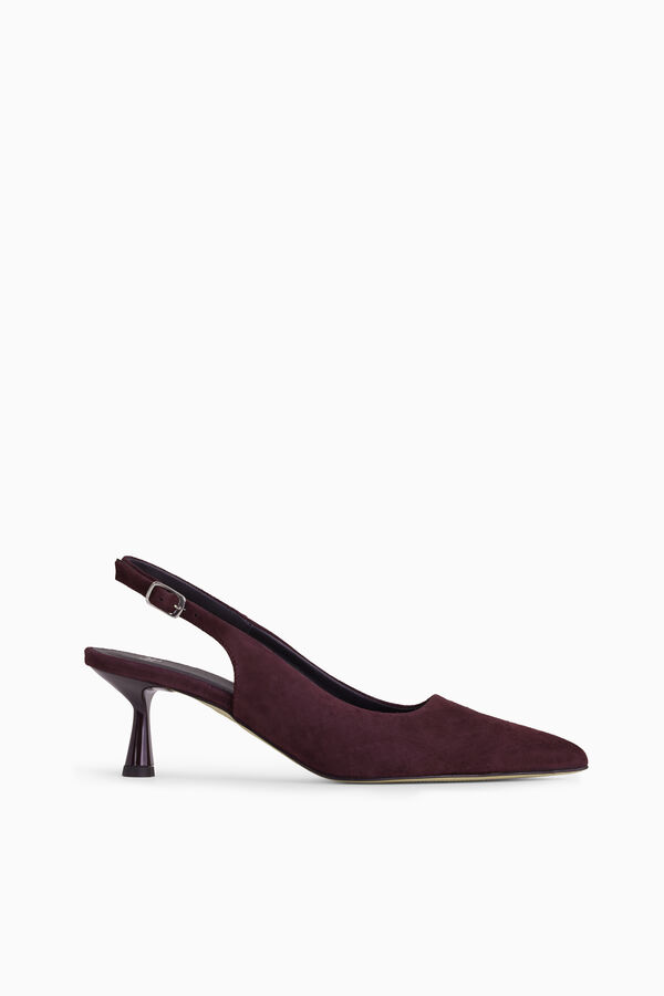 Slingback in suede