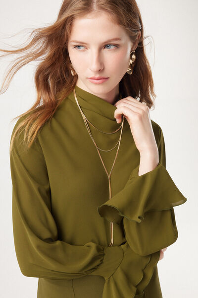 Camisa de georgette