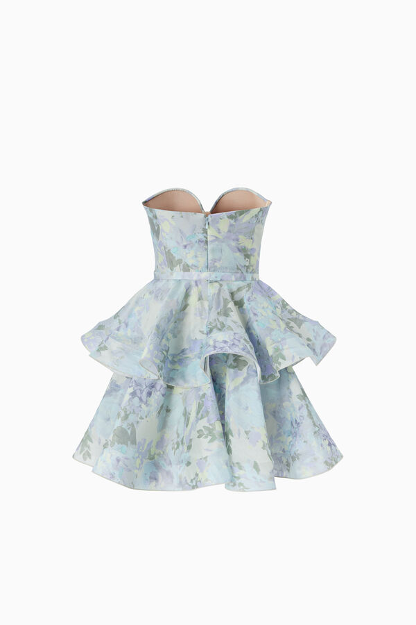 Kurzes Freesienkleid