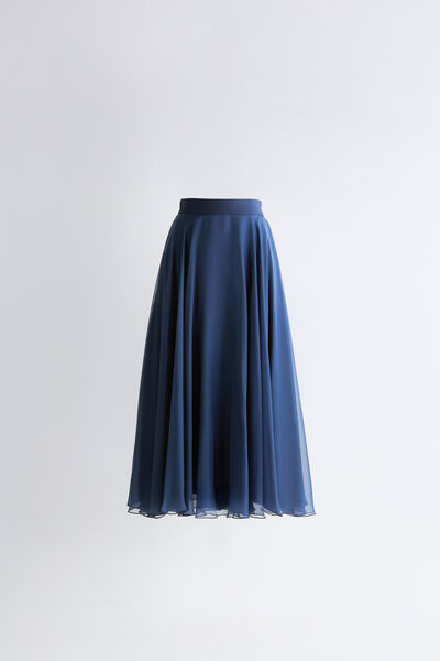 Faldilla midi de xif&oacute;