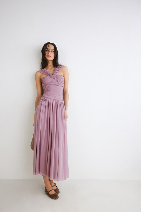 Aster Midikleid