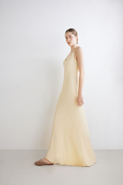 Long Dress Felce