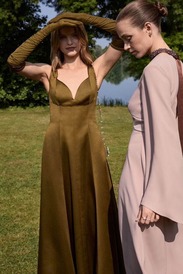 Langes Crystal-Kleid