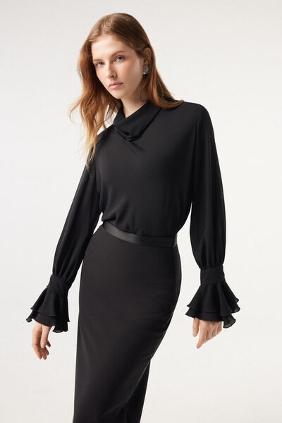 Camicia in georgette