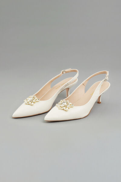 Shoe strap with rhinestones