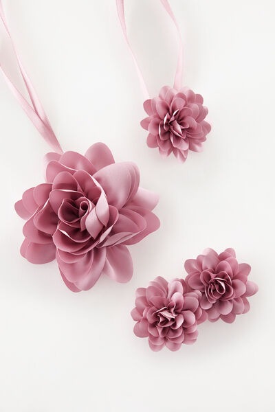 Kit cintura e clip fiore