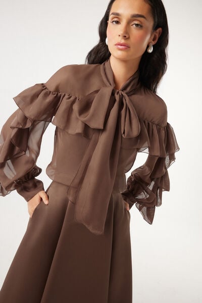 Camicia in chiffon