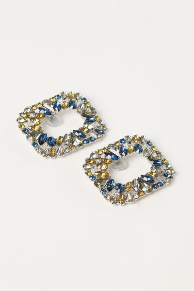Clip-strass Multicolore