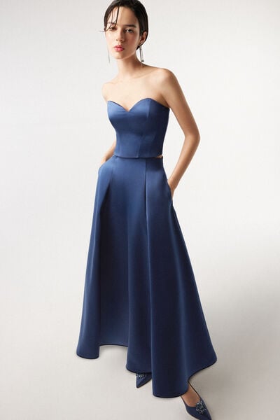 Bustier in raso