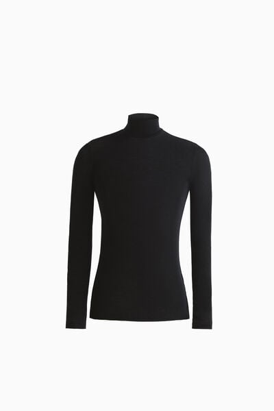Rollkragenpullover aus Merinowolle