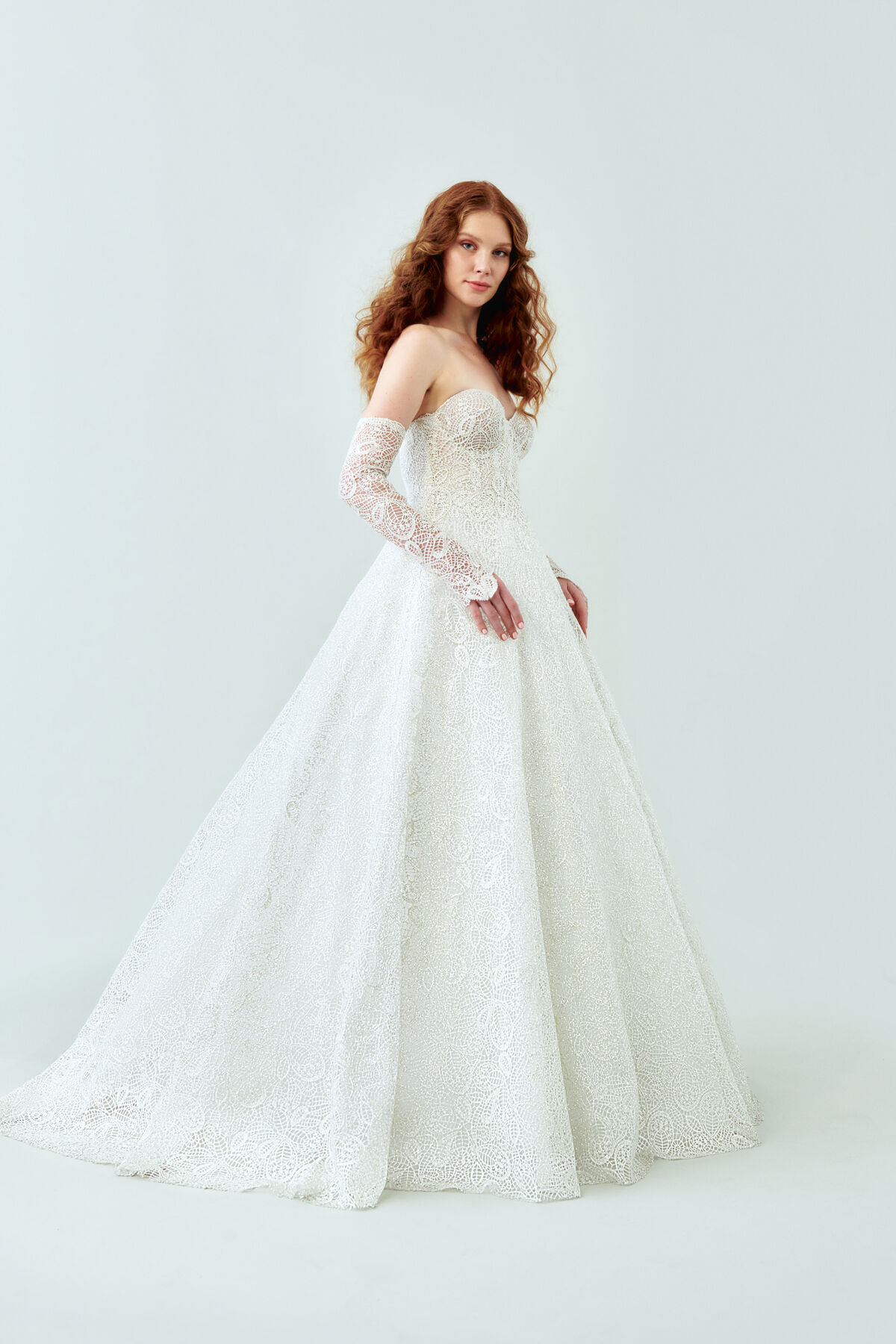 pizzo chantilly abiti da sposa