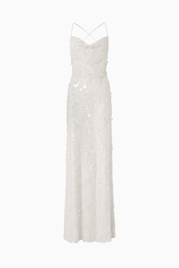 Crisantemo long dress