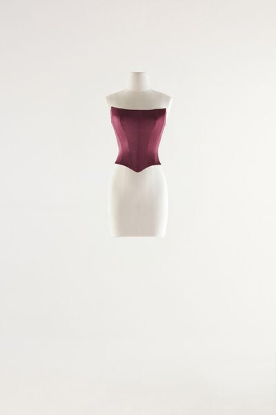 Bustier in raso