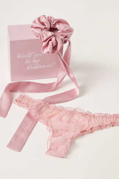 Kit accessori damigella "would you be my bridesmaid?"