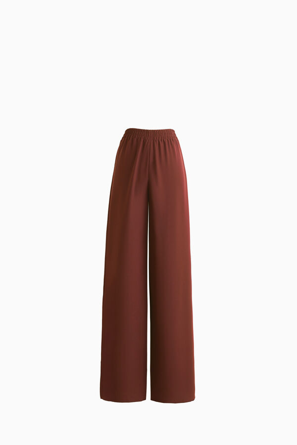 Soft wide-leg trousers