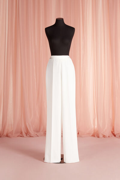 Pantaloni in Crepe Stretch