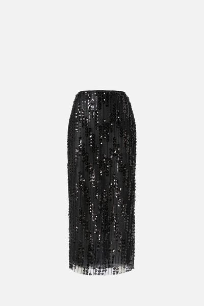 Beaded Midi Skirt