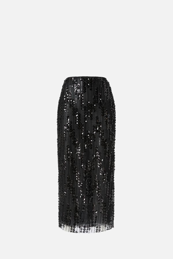 Beaded Midi Skirt