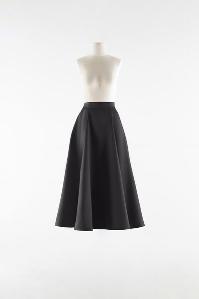 Midi Skirt in Satin