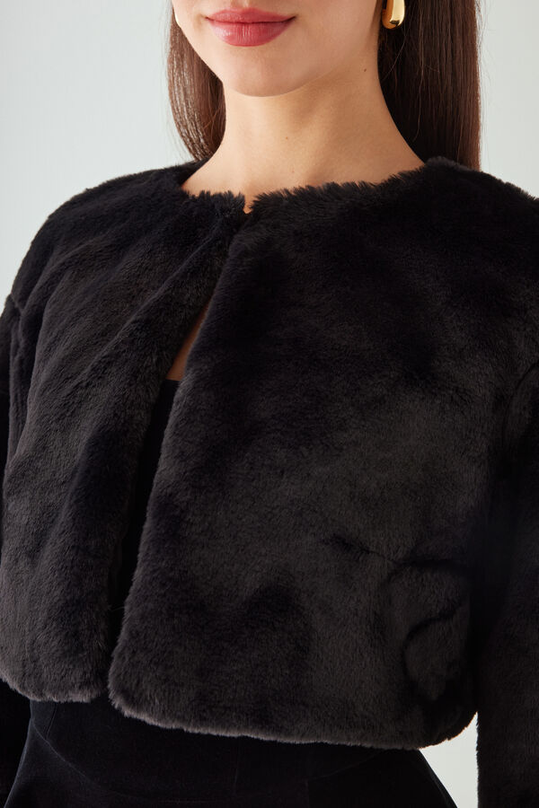 bolero in Eco Pelliccia