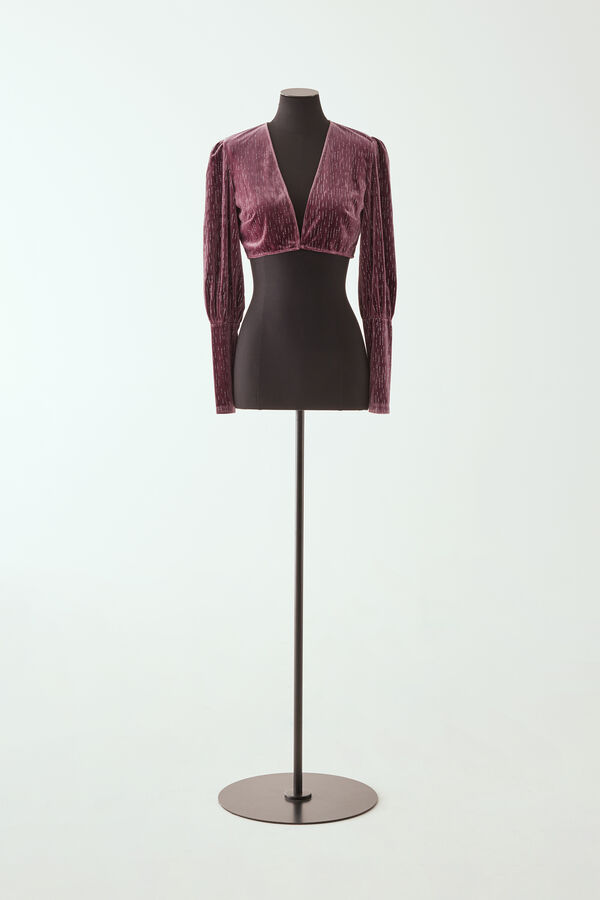 Glitter Velvet Bolero