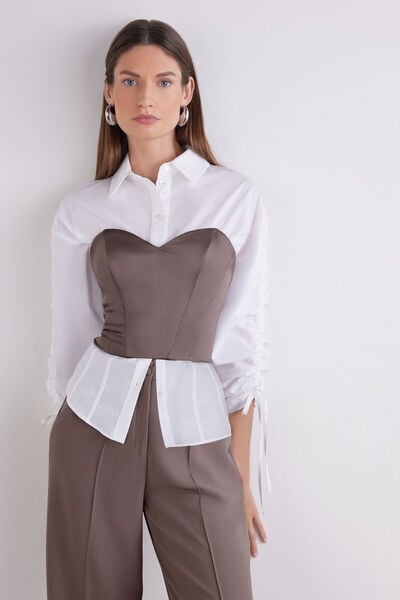 Bustier in raso