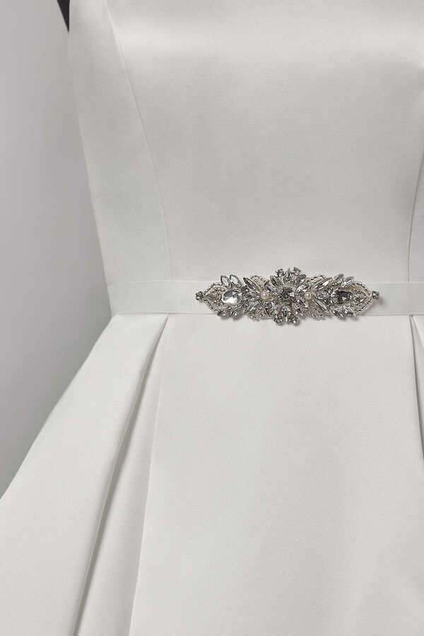 Ceinture avec broderie en strass