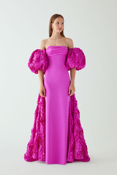 Vestido Longo Hibisco