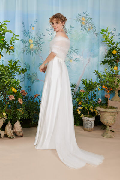 Humeral collar in soft tulle
