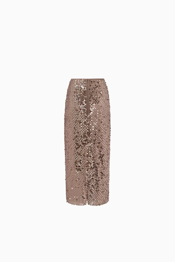 Gonna midi in paillettes