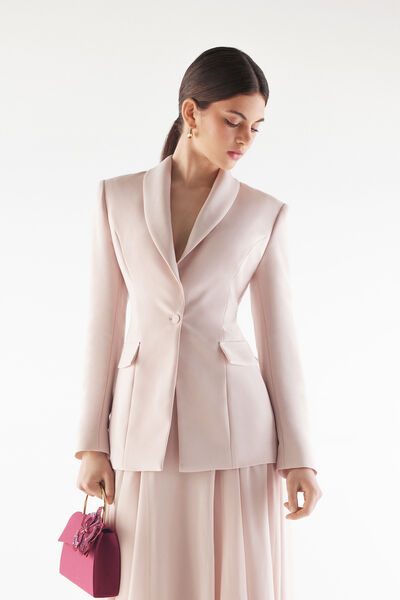 Satin Crepe Jacket