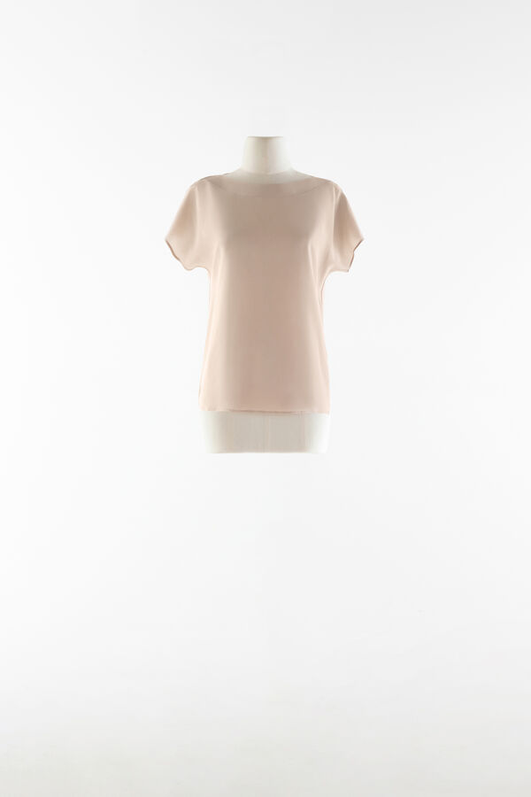 Camicia con scollo a barchetta