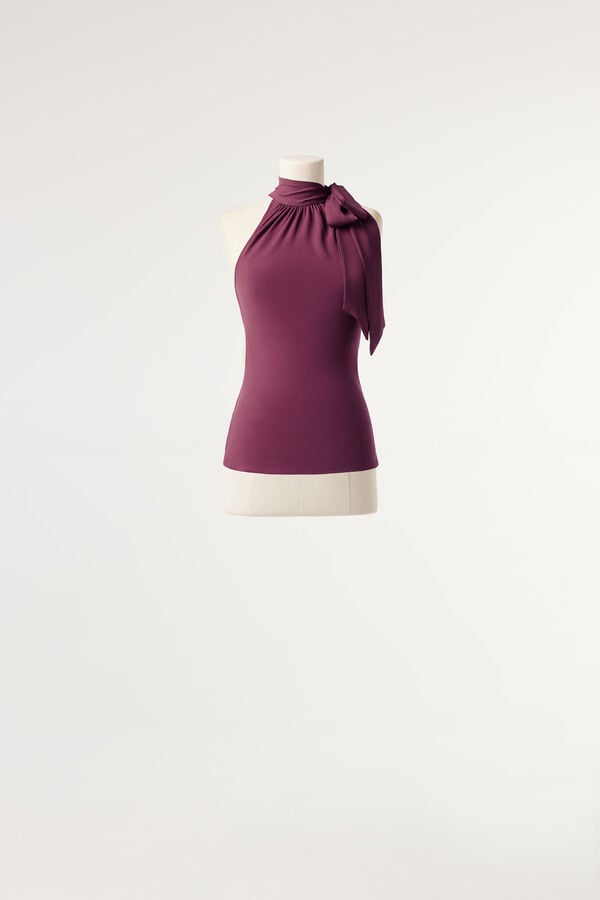 Bluse mit Schleife