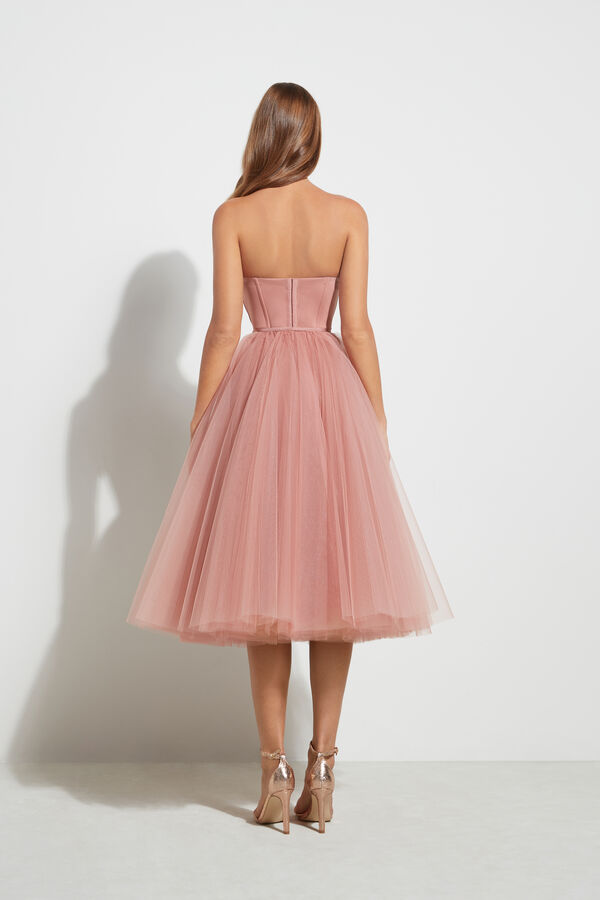 Tulle Midi Skirt