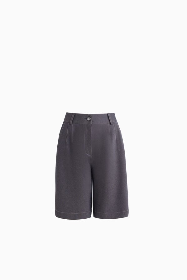 Bermuda-Shorts aus Stretch-Twill