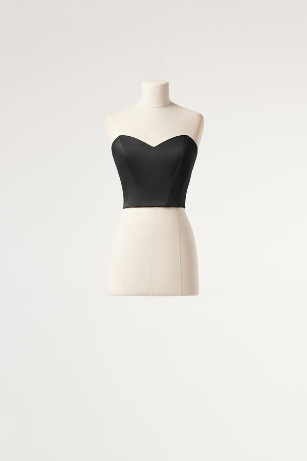 Bustier em cetim