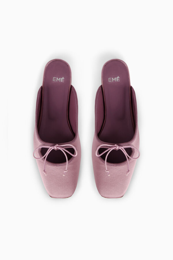 Mules en satin