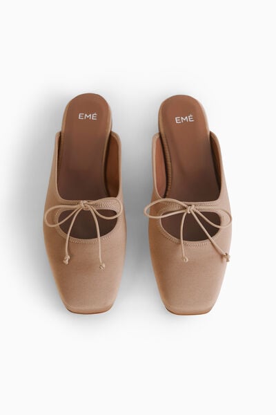 Mules en satin