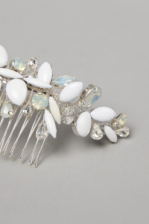 Kamm mit Strass und Perlen