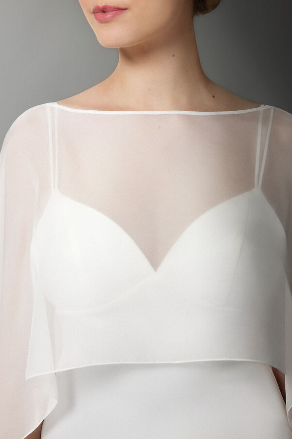 Chiffon cape