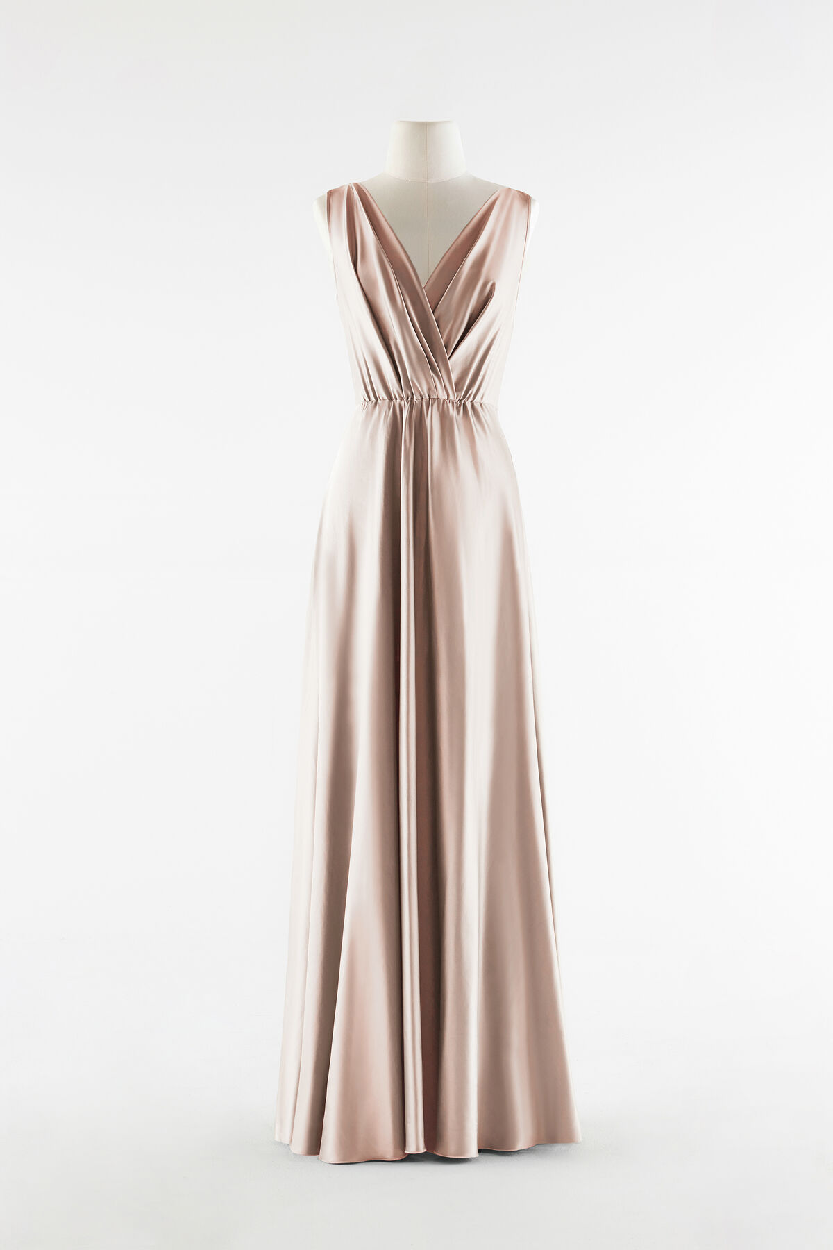 Couture Club abito cerimonia scollo omerale rosa main image 1