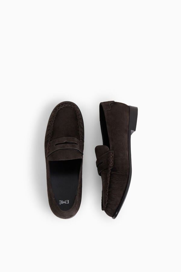 Suede loafers