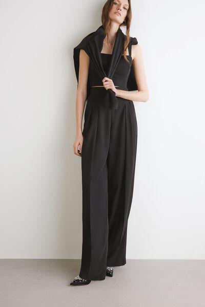 Crepe Trousers