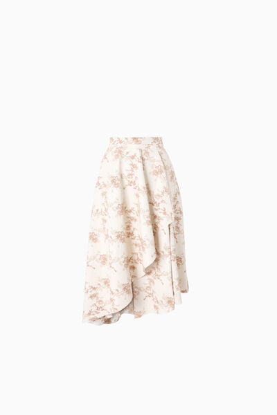 Bestickter Midi-Rock