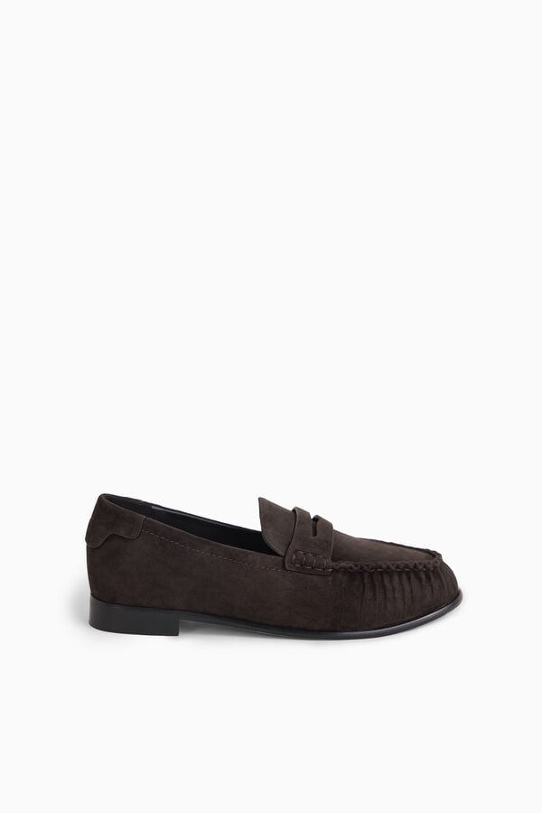 Suede loafers