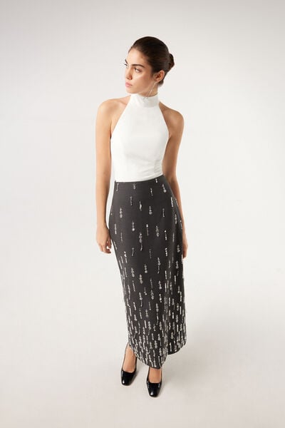 Body con Escote Halter