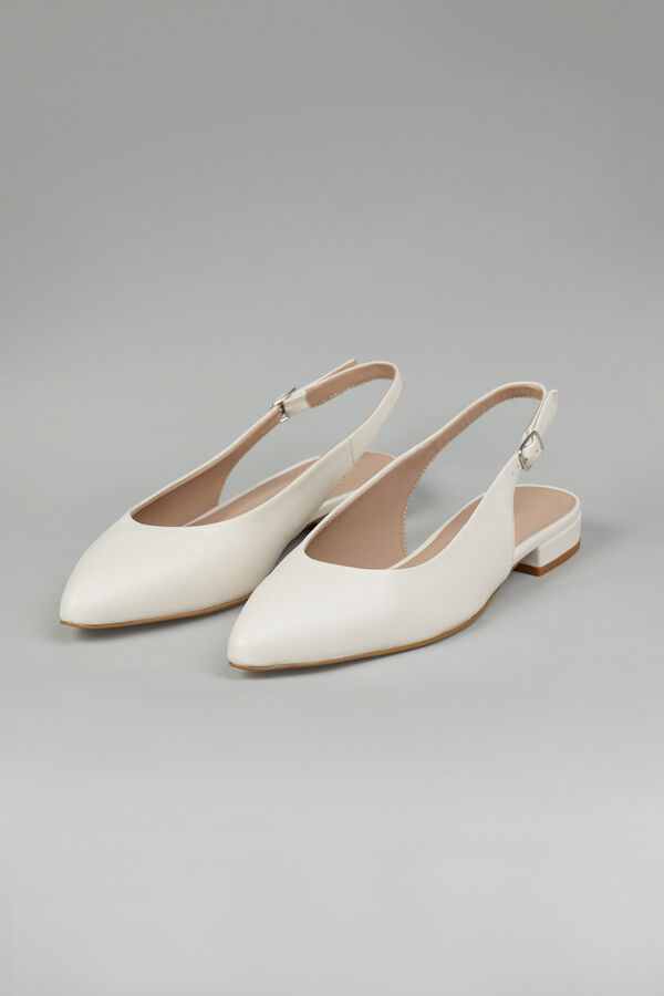 Scarpa Slingback Bassa in pelle